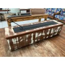 Ver imagem 1 de Lareira Ecológica 1,00m X 24cm com Rodinhas em 2 Opções (madeira de Demolição)