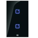 Ver imagem 1 de Interruptor Touch Inteligente 2 Botoes Wi-fi 10a + Rf com Placa 4x2 Weg Home Pret.