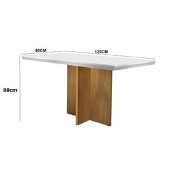 Conjunto Sala de Jantar Mesa com 4 Cadeiras Cayman Espresso Móveis - 3