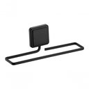 Ver imagem 1 de Toalheiro Lavabo Preto Fosco Fixação por Adesivo Norbond Porta Toalha Rosto 25 Cm Future 183pt