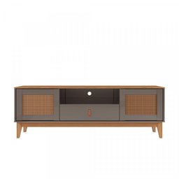 Rack com Painel para TV até 60 Polegadas Retrô Esmeralda Versátile  - 13