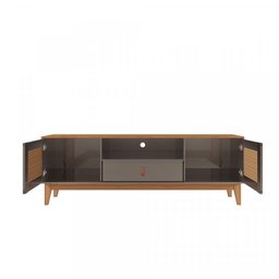 Rack com Painel para TV até 60 Polegadas Retrô Esmeralda Versátile  - 14