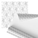 Ver imagem 1 de Papel de Parede Adesivo Minimalista Abstrato Branco 2,80m