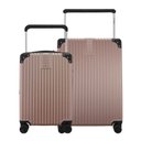 Ver imagem 1 de Kit Conjunto 2 Malas Rígidas 10 e 23kg 360° com Cadeado Tsa - Gladiador Wide E1pm Cor: Rose Gold
