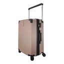 Ver imagem 2 de Kit Conjunto 2 Malas Rígidas 10 e 23kg 360° com Cadeado Tsa - Gladiador Wide E1pm Cor: Rose Gold