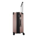 Ver imagem 4 de Kit Conjunto 2 Malas Rígidas 10 e 23kg 360° com Cadeado Tsa - Gladiador Wide E1pm Cor: Rose Gold