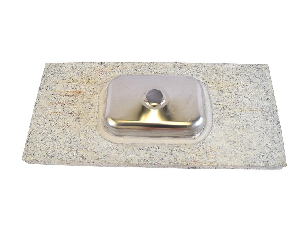 Pia de Granito para Cozinha Levorato Arabesco – 200x55cm – Granito Cinza Arabesco - 7