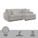 Ver imagem 5 de Sofá Cama Retrátil e Reclinável Inova 270 Cm Braço 15 Cm Meu Sofá Online