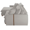 Ver imagem 3 de Sofá Cama Retrátil e Reclinável Inova 270 Cm Braço 15 Cm Meu Sofá Online