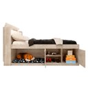 Ver imagem 4 de Cama de Casal Modelo Puppy Espaço P/ Pet Pintura Texturizada:amarula