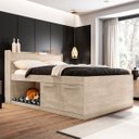 Ver imagem 1 de Cama de Casal Modelo Puppy Espaço P/ Pet Pintura Texturizada:amarula