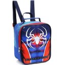 Ver imagem 4 de Kit Conjunto Mochila Homem Aranha Rodinha Carrinho Alças Costas Escolar Infantil Menino 2 em 1 + - A