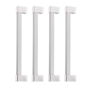 Kit 4 Puxador 384mm Alumínio Móveis Gaveta Armário Cozinha