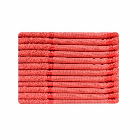 Kit 12 Toalhas Lavabo Belíssima Bordar Ponto Cruz Perfeito Estilo Lavabo Belissima Vermelho
