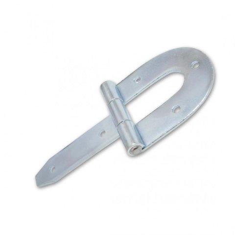 Dobradiça Porteira Ferradura 4" Zincada Ref. 26004 - Loth