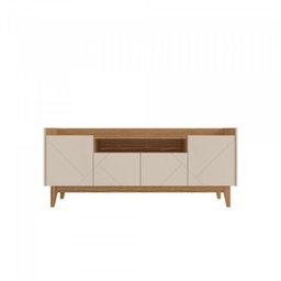 Rack com Painel para TV até 60 Polegadas Retrô Adria Esmeralda  - 10