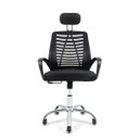 Ver imagem 1 de Cadeira Escritório Mesh Ergonômica Heads Top Bestchair Preta