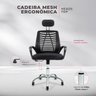Cadeira Escritório Mesh Ergonômica Heads Top Bestchair Preta - 6