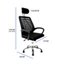 Ver mais imagens de Cadeira Escritório Mesh Ergonômica Heads Top Bestchair Preta
