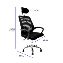 Cadeira Escritório Mesh Ergonômica Heads Top Bestchair Preta - 8