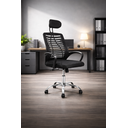 Ver imagem 1 de Cadeira Escritório Mesh Ergonômica Heads Top Bestchair Preta