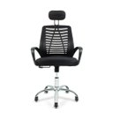 Ver imagem 2 de Cadeira Escritório Mesh Ergonômica Heads Top Bestchair Preta