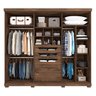 Guarda Roupa Casal em MDF 6 Portas com Espelhos e Pés Guarapari Panan Móveis - 2
