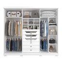 Ver imagem 3 de Guarda-Roupa Casal 267cm 6 Portas com Pés 100% MDF Linhares Espresso Móveis