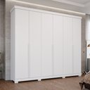 Ver imagem 1 de Guarda-Roupa Casal 267cm 6 Portas com Pés 100% MDF Linhares Espresso Móveis