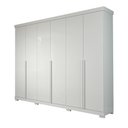 Ver imagem 2 de Guarda-Roupa Casal 267cm 6 Portas com Pés 100% MDF Linhares Espresso Móveis
