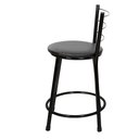 Ver imagem 4 de Kit 4 Banquetas Baixa para Cozinha Epoxi Preta:preto