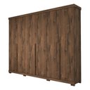 Ver imagem 3 de Guarda Roupa Casal em MDF 6 Portas com Pés Guarapari Panan Móveis