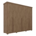 Ver imagem 3 de Guarda Roupa Casal em MDF 6 Portas com Pés Guarapari Panan Móveis