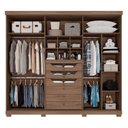 Ver imagem 2 de Guarda Roupa Casal em MDF 6 Portas com Pés Guarapari Panan Móveis