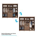 Ver imagem 5 de Guarda Roupa Casal em MDF 6 Portas com Pés Guarapari Panan Móveis