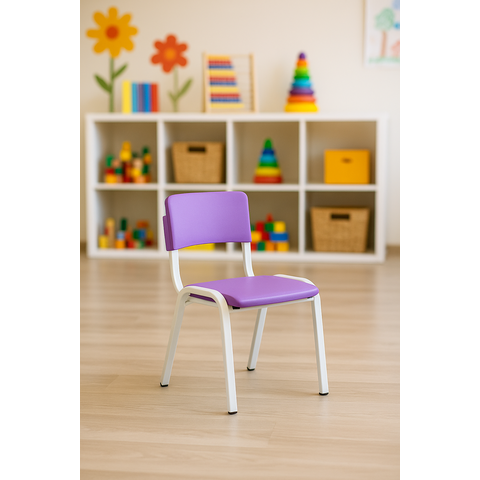 Cadeira Iso Infantil Violeta Brinquedoteca Escola Creche