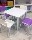 Ver imagem 6 de Cadeira Iso Infantil Violeta Brinquedoteca Escola Creche