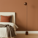 Ver imagem 1 de Luminária de Piso Abajur Chão Aniston Marrom Cortem