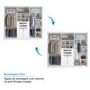 Ver imagem 6 de Guarda-Roupa Casal 267cm 6 Portas com Espelho 100% MDF Linhares Espresso Móveis