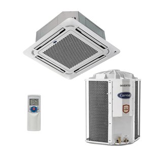 Ar Condicionado Cassete Carrier Inverter 60000 Btus Quente e Frio 220v R-32 Wi-fi