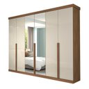 Ver imagem 3 de Guarda-Roupa Casal 6 Portas Guarapari MDF Panan Móveis