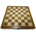 Ver imagem 1 de Xadrez de Luxo em Madeira Tamanho Grande Gavetas Integradas 3303g