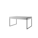 Ver imagem 2 de Mesa Industrial Filadélfia 137x90 Ferro Preto Tampo Branco