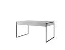 Ver imagem 2 de Mesa Industrial Filadélfia 137x90 Ferro Preto Tampo Branco