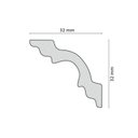 Ver imagem 2 de Roda Teto Perfil de Poliestireno K35 Branco Homestar