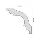 Ver imagem 2 de Roda Teto Perfil de Poliestireno K80 Branco Homestar