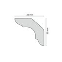 Ver imagem 3 de Roda Teto Perfil de Poliestireno C30 Branco Homestar
