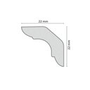 Ver imagem 3 de Roda Teto C30 Perfil de Poliestireno Homestar