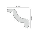 Ver imagem 2 de Roda Teto Perfil de Poliestireno 045 HomEstar