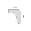 Ver imagem 3 de Roda Teto Perfil de Poliestireno D25 Branco Homestar